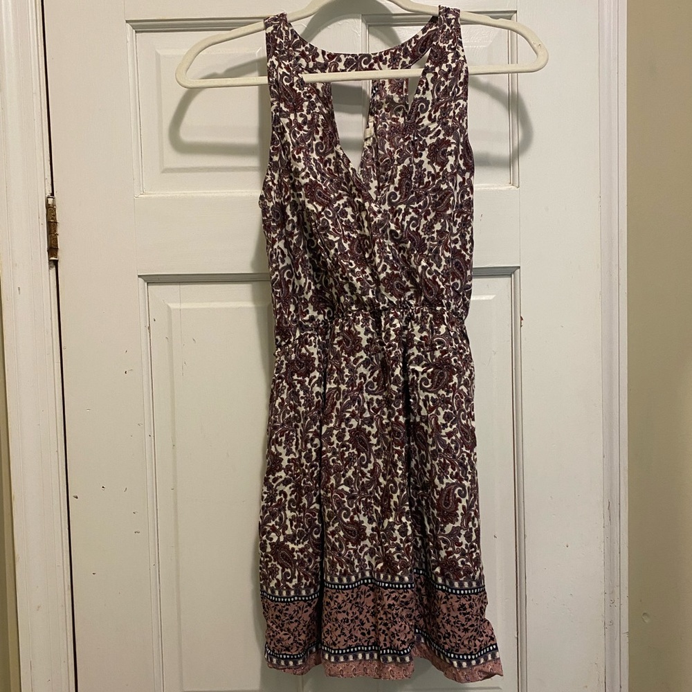 Paisley print sun dress